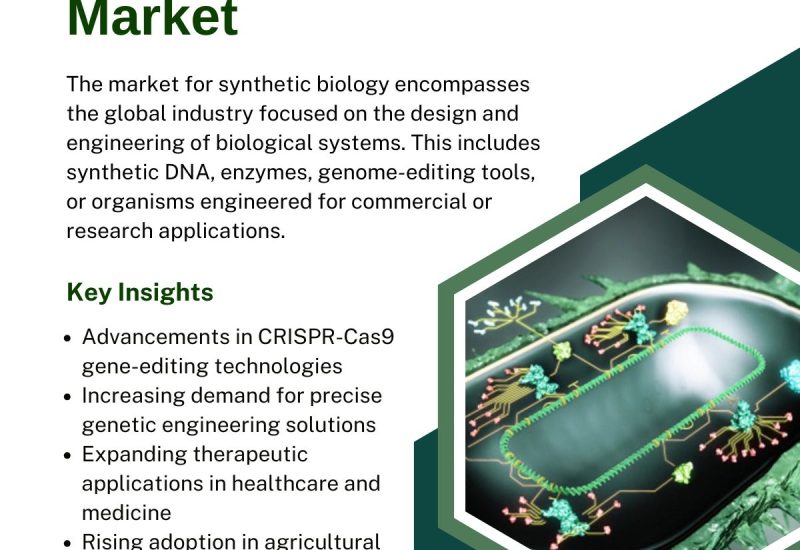 Synthetic Biology Market to Surpass $78.16Bn by 2034 as Engineering Living Cells Becomes the New Industrial Revolution