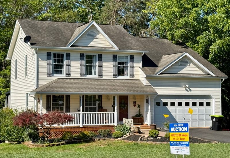 4BR/2.5BA Home w/Basement, Garage on 1.73± Acres in Culpeper County, VA Set for Auction Announces Nicholls Auction Mktg