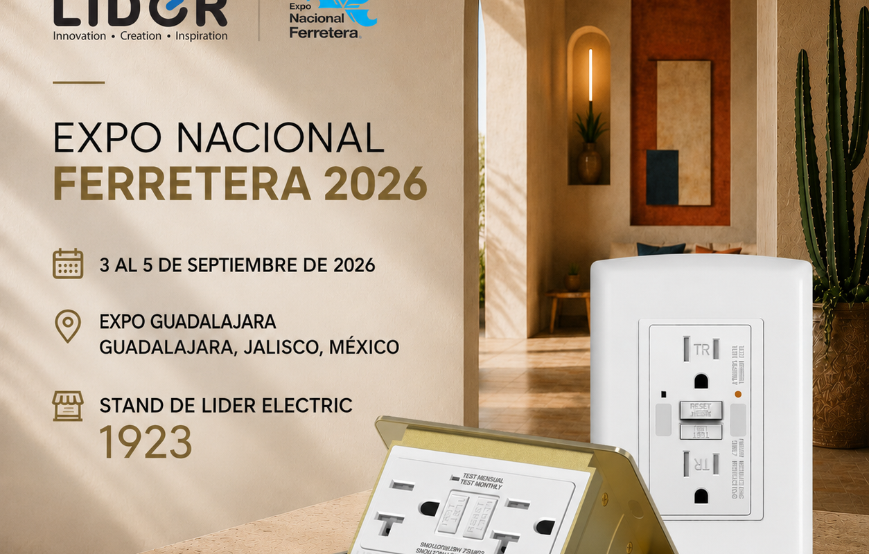 Lider Electric Presentará Soluciones de Cableado Orientadas al Diseño en Expo Nacional Ferretera 2026