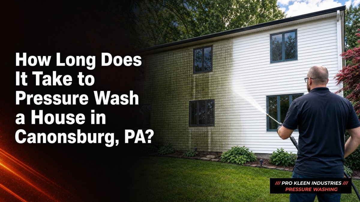 Pro Kleen Industries Publishes Hour-by-Hour Pressure Wash Guide for Canonsburg