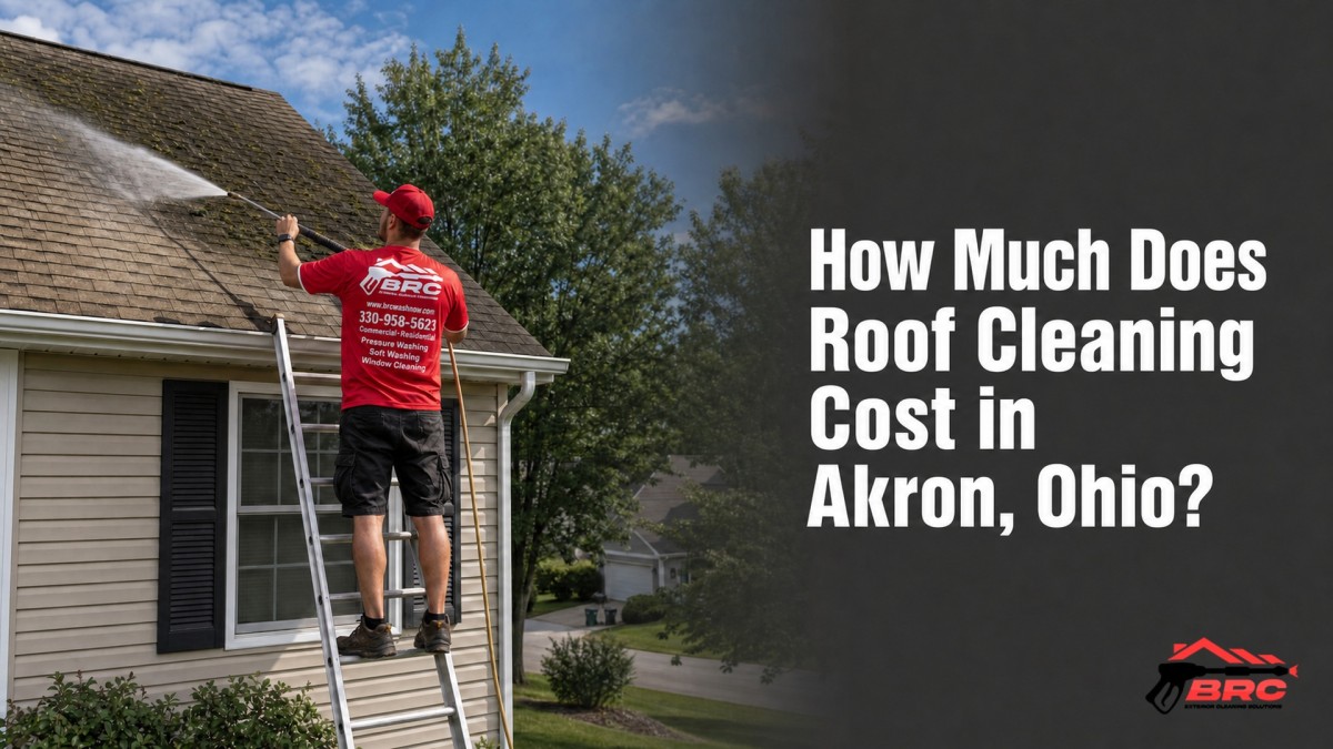 BRC Releases Roof Cleaning Pricing Resource for Akron Homeowners