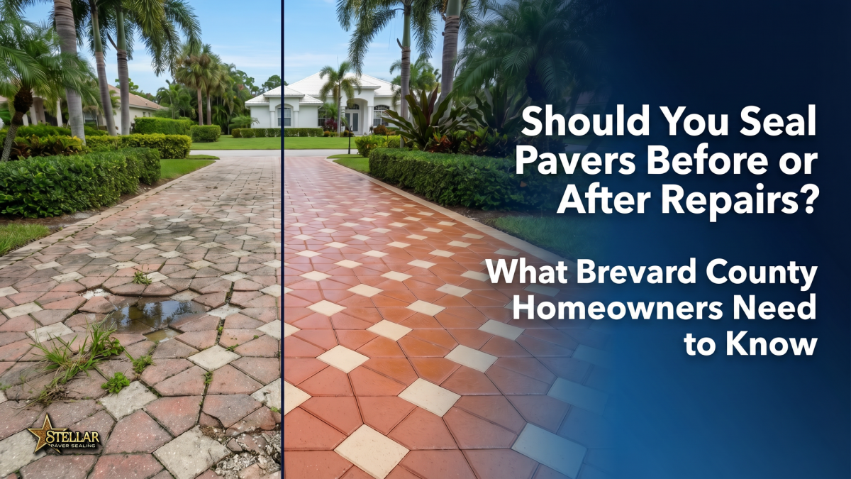 Stellar Paver Sealing Publishes Repair-Before-Sealing Guide for Brevard County