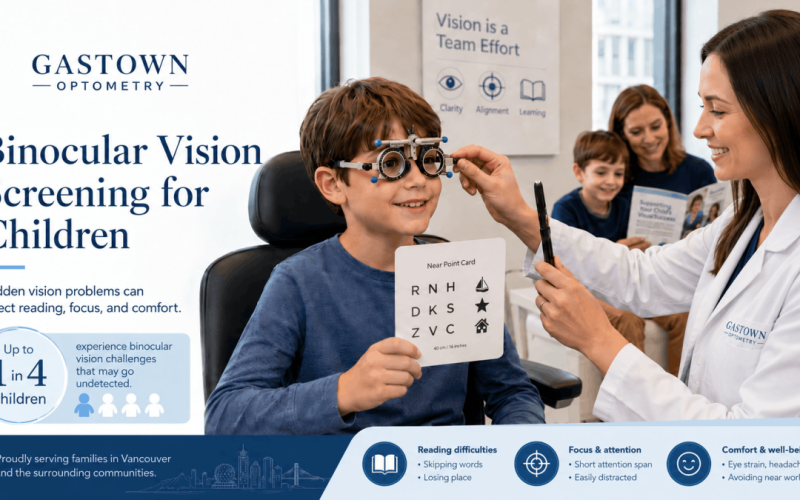 Gastown Optometry Flags Binocular Vision Issues Affecting 25% of Children