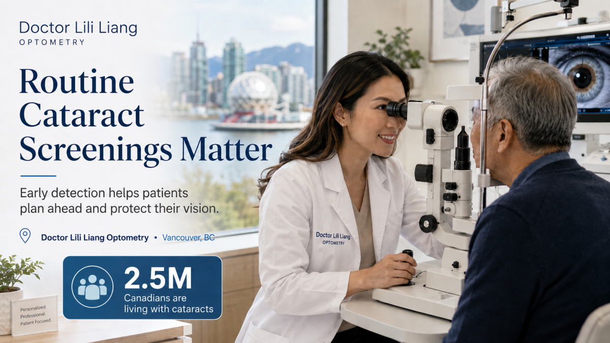 Dr. Lili Liang Urges Early Cataract Screening as 2.5M Canadians Are Affected