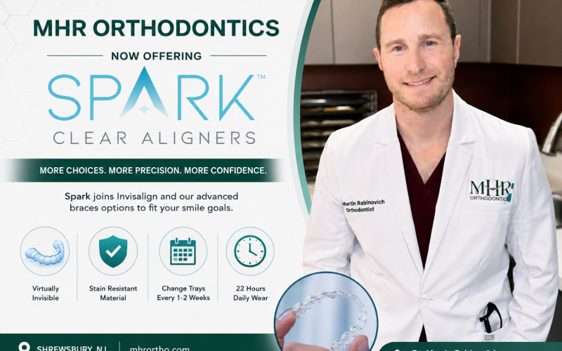 MHR Orthodontics Introduces Spark Clear Aligners