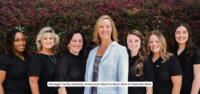Heritage Family Dentistry Announces Back-to-Back Best of Gwinnett Wins
