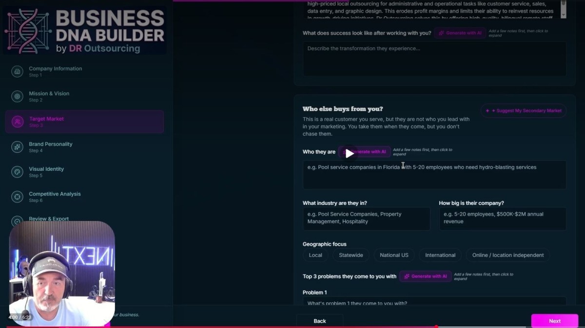 Free Business DNA Builder Launches on DR Outsourcing’s AI Hub