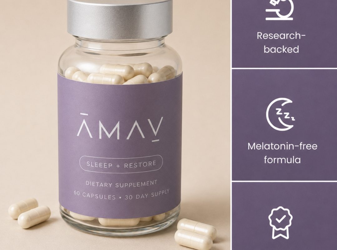 Best Non-Melatonin Sleep Supplement “Amav” Now Available for Adults Seeking a Cleaner Nighttime Routine