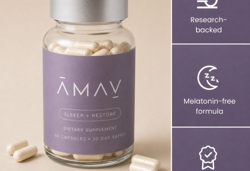 Best Non-Melatonin Sleep Supplement “Amav” Now Available for Adults Seeking a Cleaner Nighttime Routine